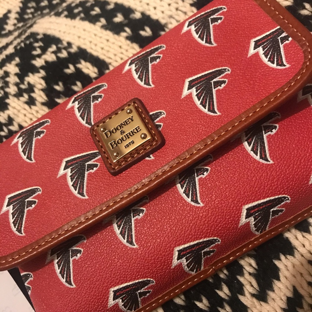 Dooney and Bourke ATL Falcons Wristlet